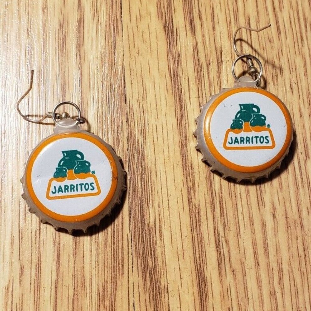 Jarritos Bottle Cap Earrings